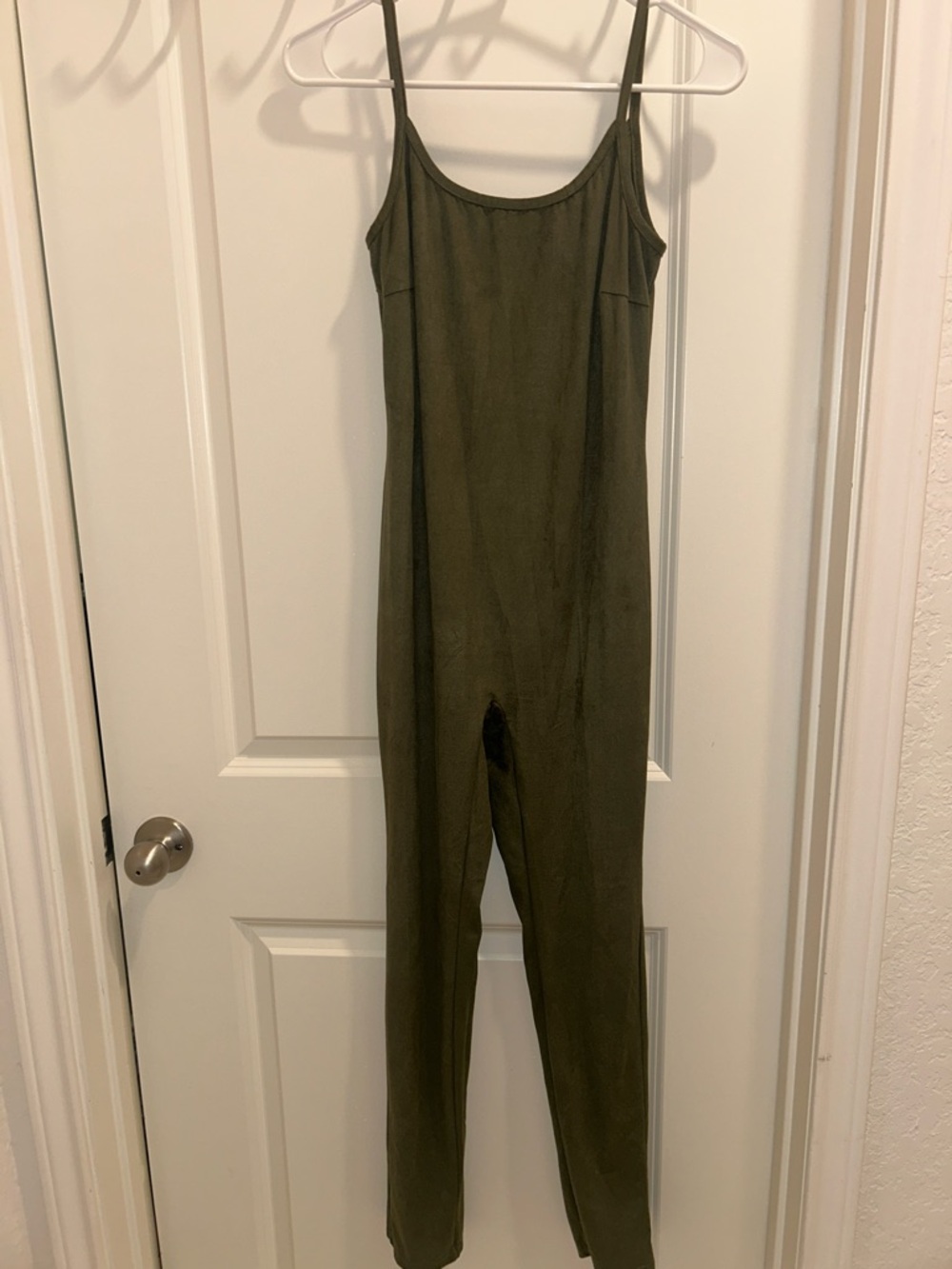 Olive Green Women's Sleeveless Jumpsuit